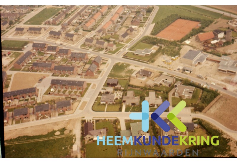 Zicht op nieuw Lobith Tennisveld -Graaf Ottoweg Coll. G.B. Janssen (336)
